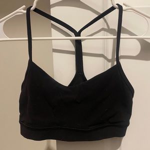 Lululemon Flow Y Bra (size 6) -black